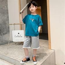 网红新款男童套装夏季,网红新款男童套装，时尚童趣一网打尽